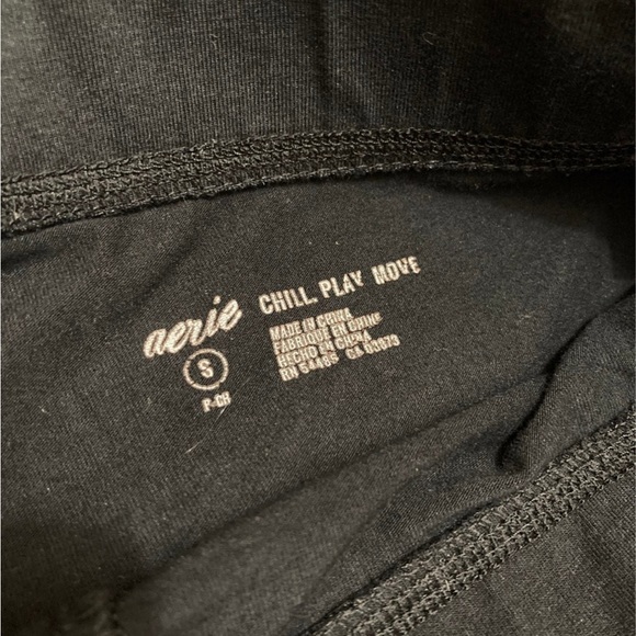 2 Aerie Chill Play Move Leggings Black - Picture 3 of 7